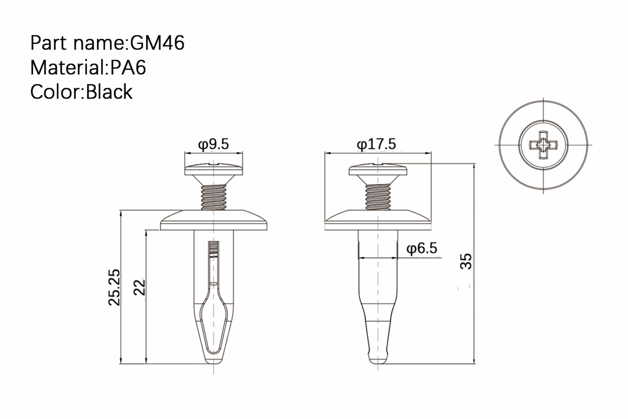 Screw Rivet GM-46